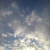 冬晴れと雲（1月8日）