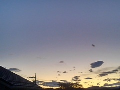 夕日（10月29日）