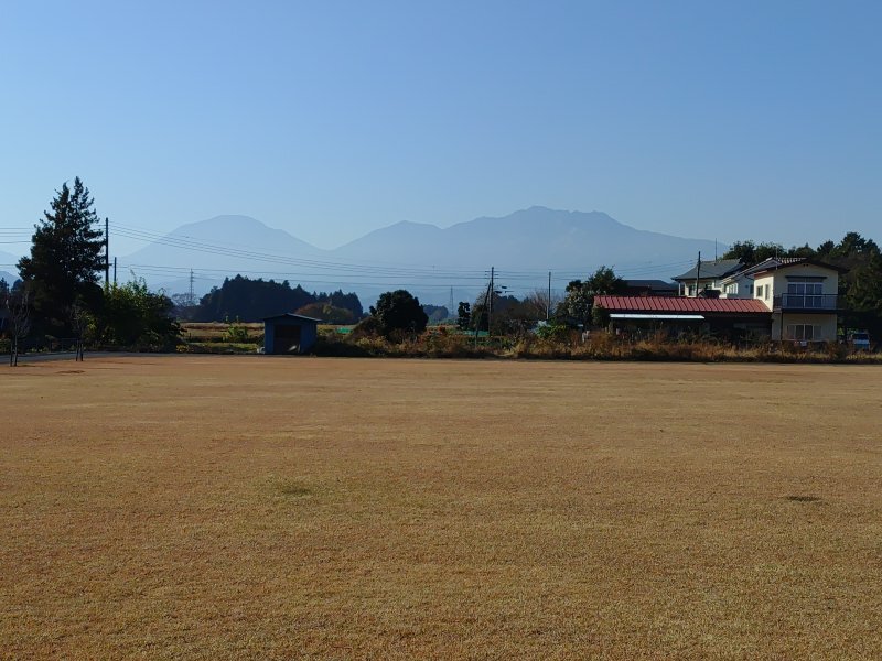 道の駅の芝生の広場（11月17日）