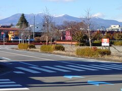 山の見える交差点（12月27日）