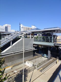 宇都宮駅の連絡橋(10月24日) 宇都宮駅の連絡橋(10月24日)