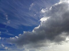 青空と雲（12月31日）