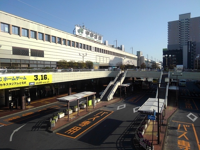 宇都宮駅（3月15日）