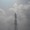 鉄塔と入道雲（7月9日）