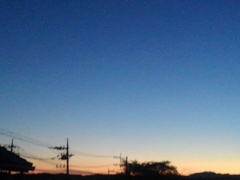 夕日（10月22日）