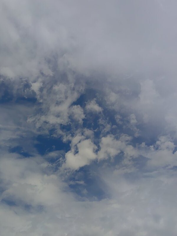 雲間からの青空（9月11日）