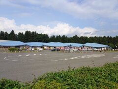 入道雲と道の駅（8月16日）