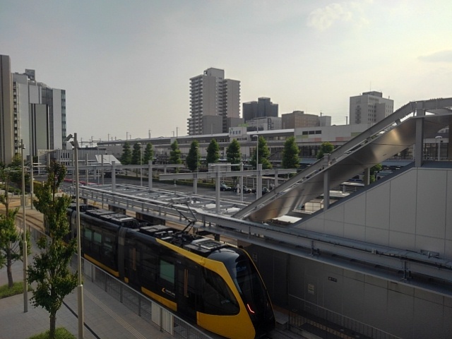 宇都宮駅東口の景色（5月24日）
