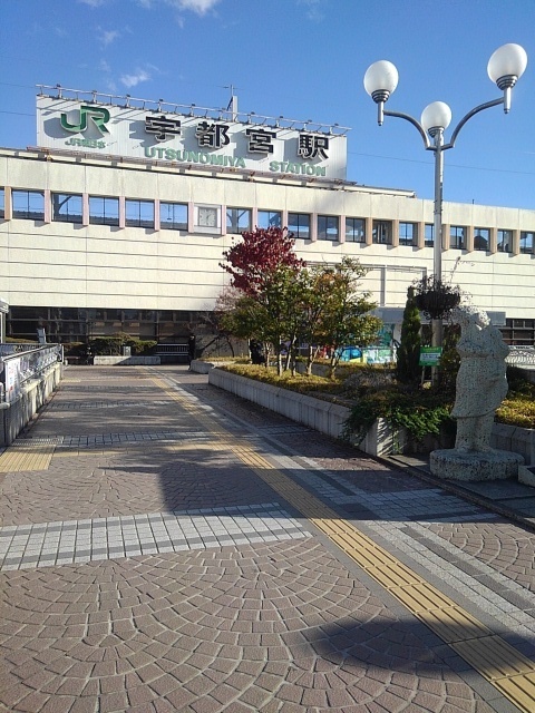 餃子像もある道（12月6日）