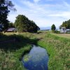 水田地帯を流れる川（10月6日）