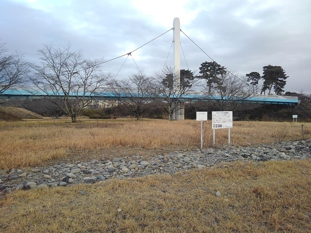 ゆうゆうパークの陸橋（1月3日）