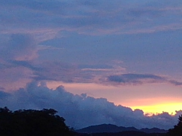 夕日（8月27日）