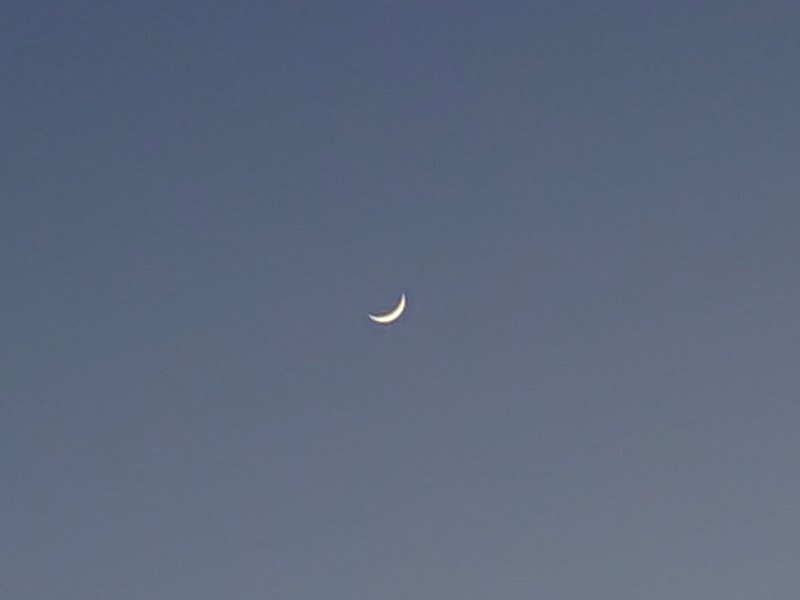 三日月（1月22日）