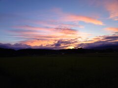 郊外の夕方の空（9月14日）
