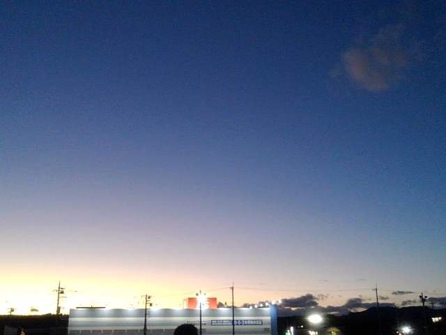 夕焼け（1月26日）