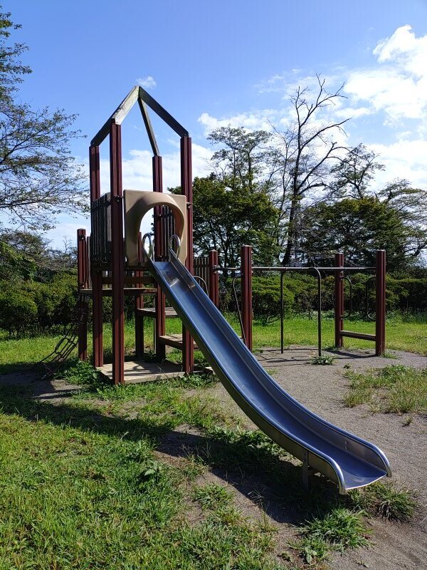 長峰公園の滑り台（9月19日）