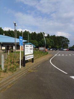 道の駅の時計台（8月16日）