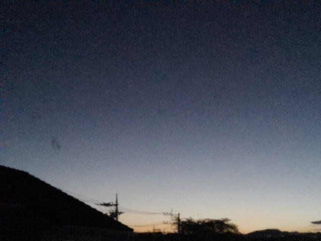 群青の夕日（11月7日）