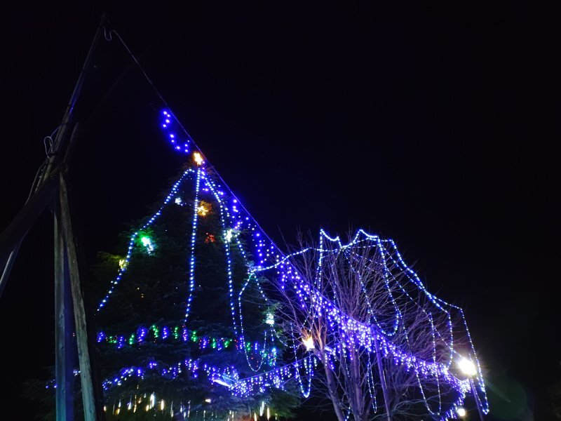 流れ星みたいなイルミ（12月5日）