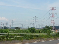 鉄塔の群れ（6月29日）