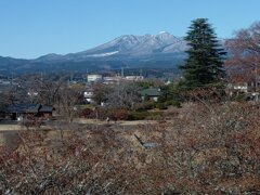長峰公園から見えた高原山（12月6日）