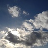 太陽を隠す雲（2月21日）