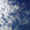 鱗雲のある青空（8月13日）