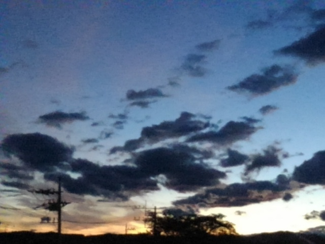 夕日（10月10日）