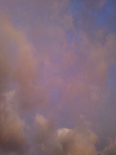 夕方の空（8月31日）
