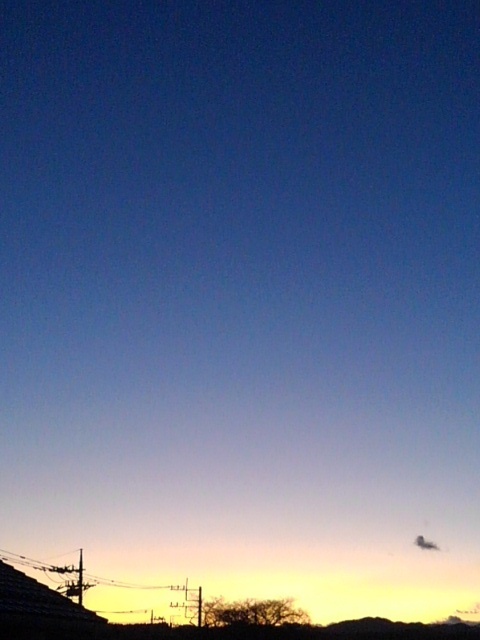 夕日（1月17日）