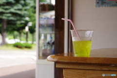 炎天下のジュース