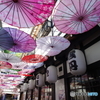 小樽 境町出世前広場 和傘通り