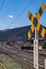 無人駅のある風景