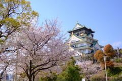 DSCF7511　大阪城天守閣前