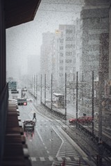 雪の午後