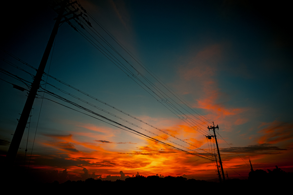 夕暮れが僕のドアを