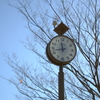 時計のある風景