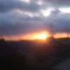 今日の夕景