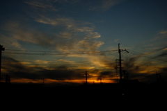 今日の夕日　take2