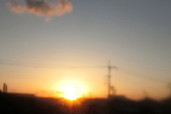 今日の夕景　①