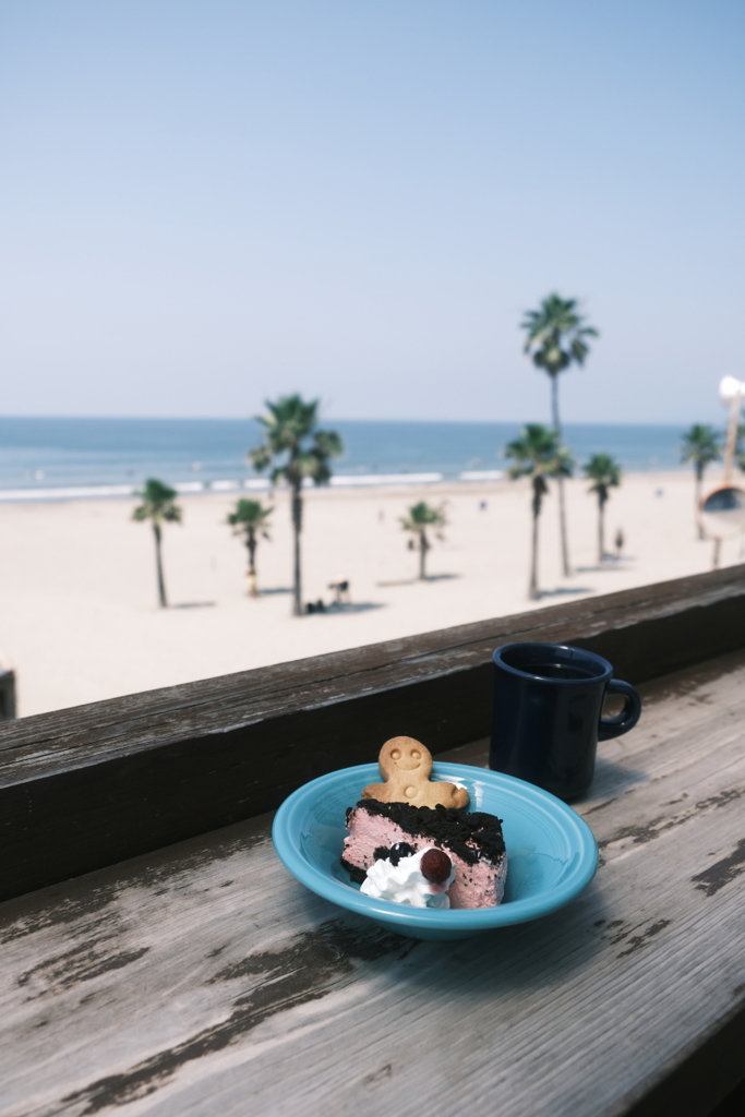 海が見えるカフェ