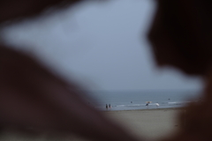 朝の海