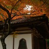 白壁の堂とやわらかな朱