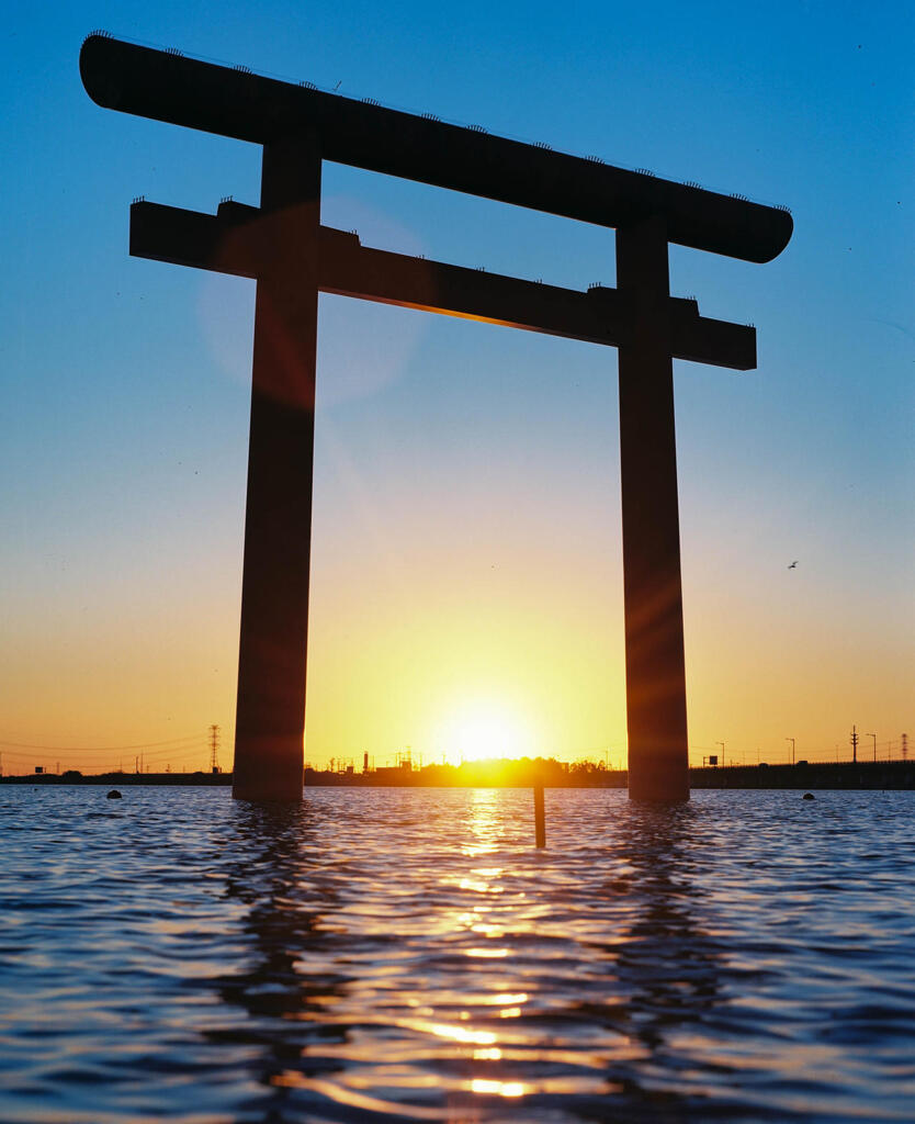 アナログ：鹿島神宮 西の一之鳥居 