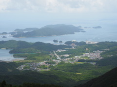 朝熊山頂展望台から