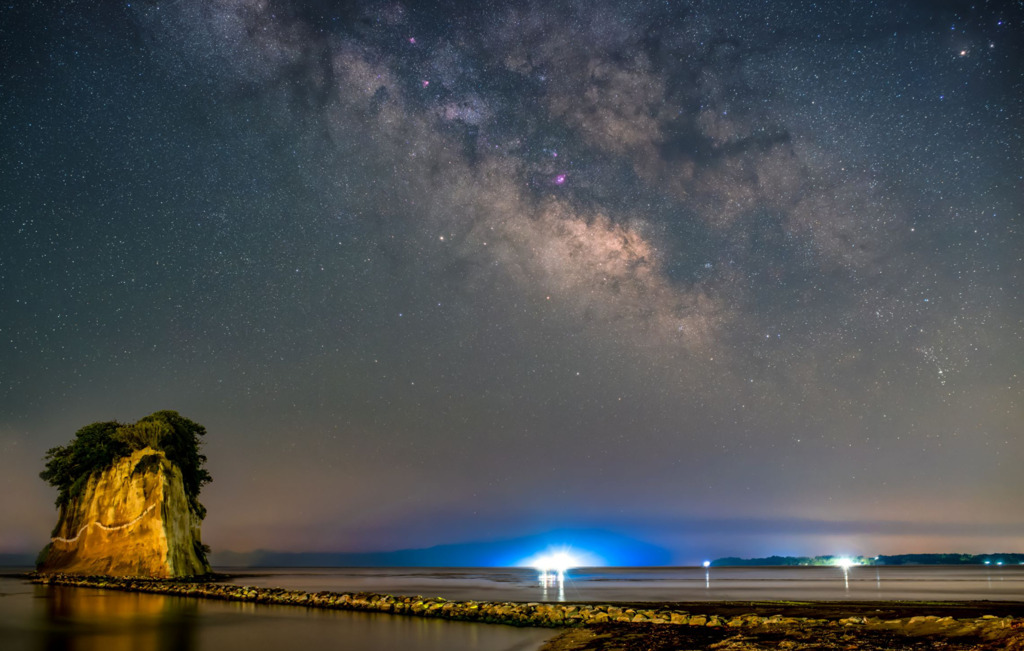 石川能登半島と星空