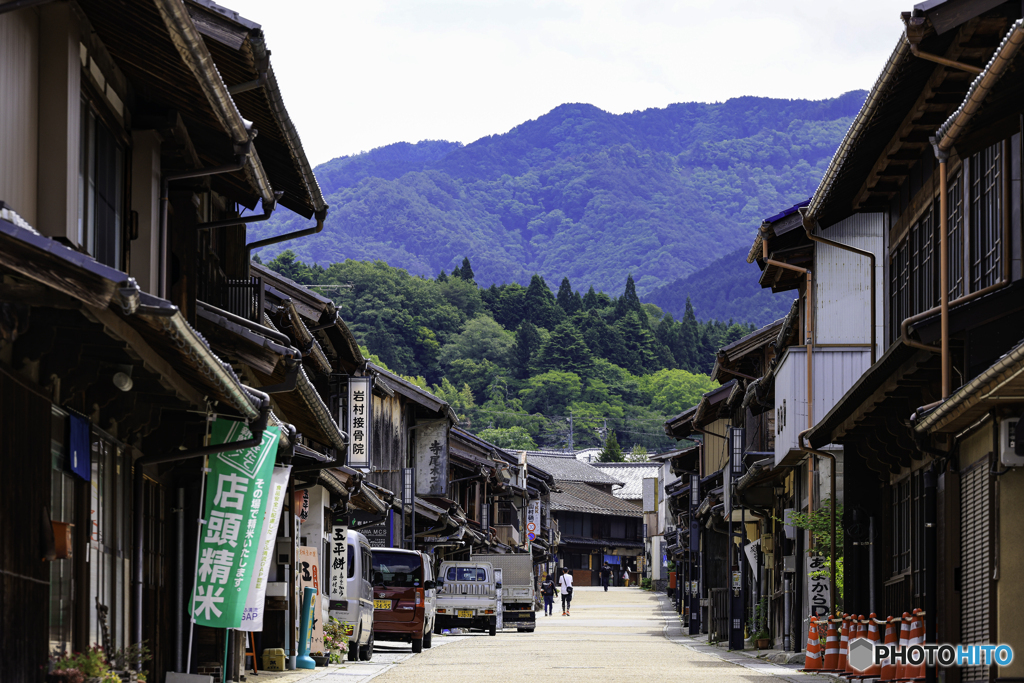 岩村駅前界隈
