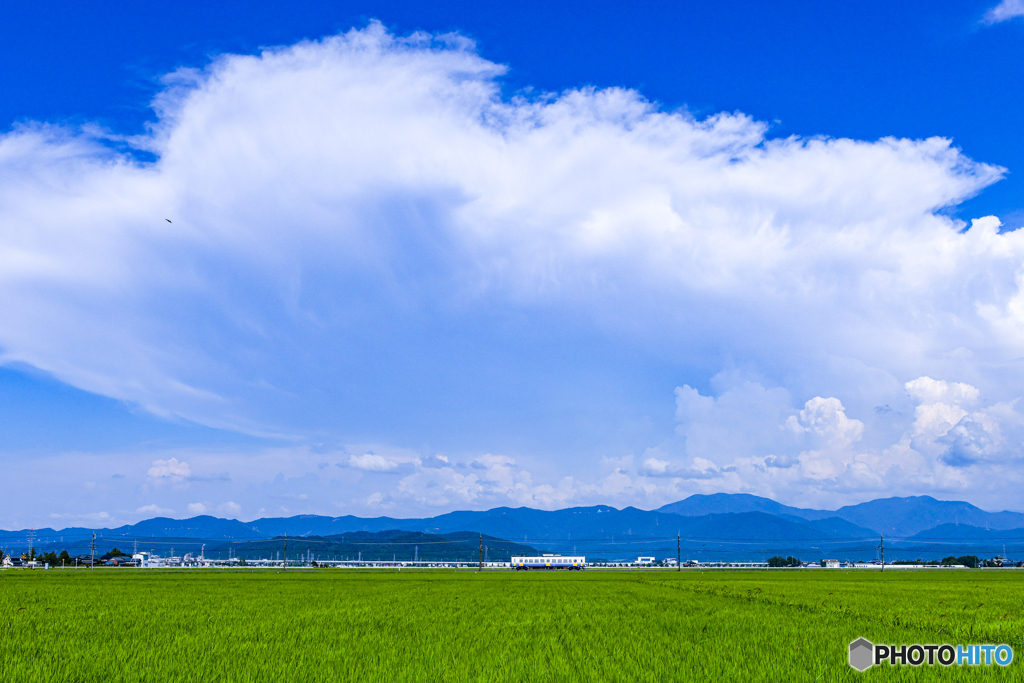 中途半端な雲の下