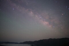 天の川と雲海