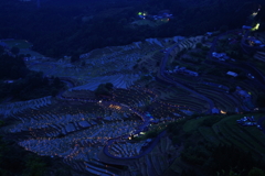 丸山千枚田 虫送り①
